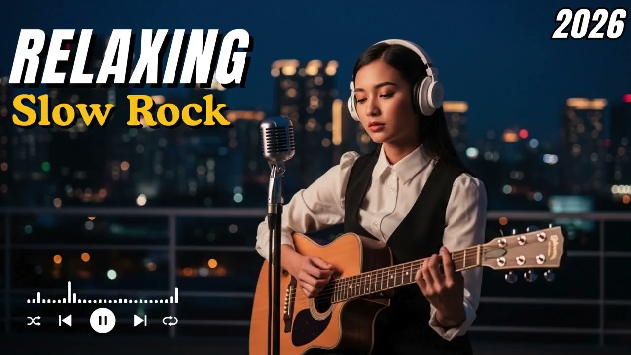 Relaxing Slow Rock 2026 🎸 Best Soft Rock Songs for Peaceful Nights