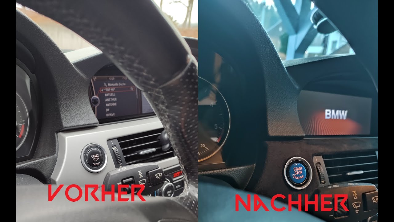 DIY Startknopf Tauschen E9X | Neuer Innenraumlook mit Indivitara | 335D E91