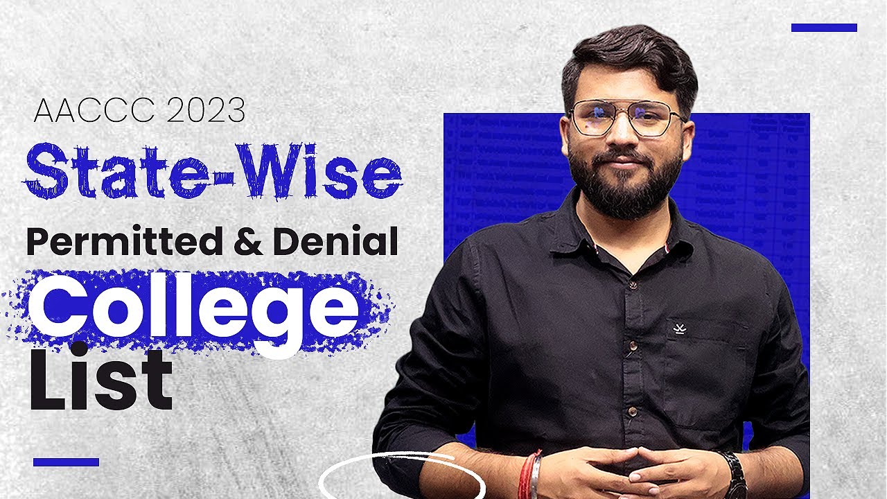 AACCC 2023 | AYUSH All State Wise Permitted & Denial College List 2023 | UP, MP, RAJ, Pb, HR AYUSH