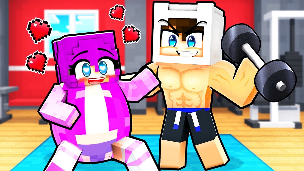 Minecraft'ta ŞİŞMAN ile KASLI YASAK AŞK 😱💔