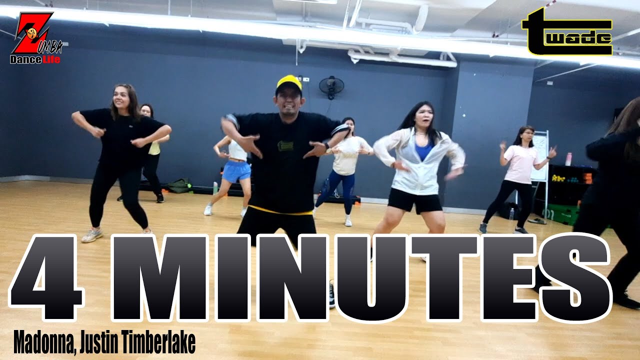 4 MINUTES - Madonna & Justin Timberlake | Zumba | POP | dance workout | dance fitness | Coach tOLits