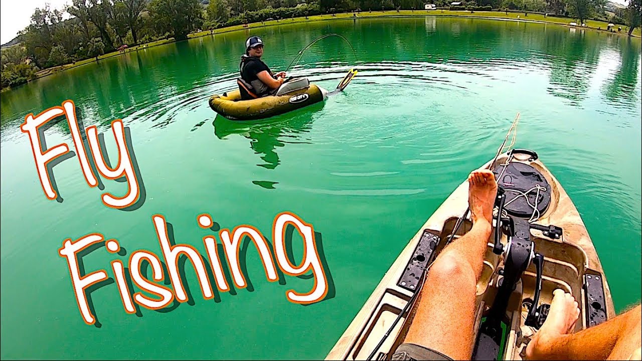 Pesca A MOSCA e A VISTA dal Kayak e dal Belly Boat: Attacchi in Diretta!