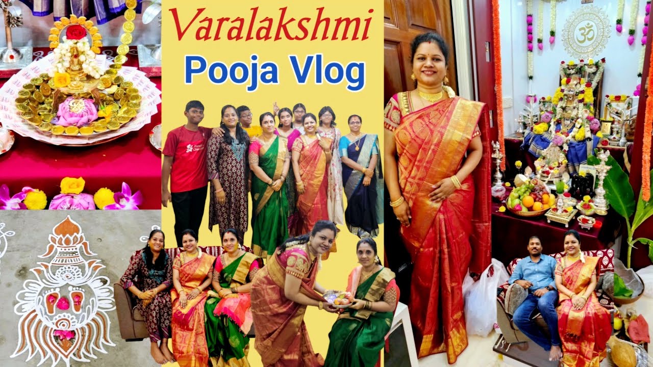 💥தமிழில்: Varamahalakshmi Pooja Vlog in Singapore 2024