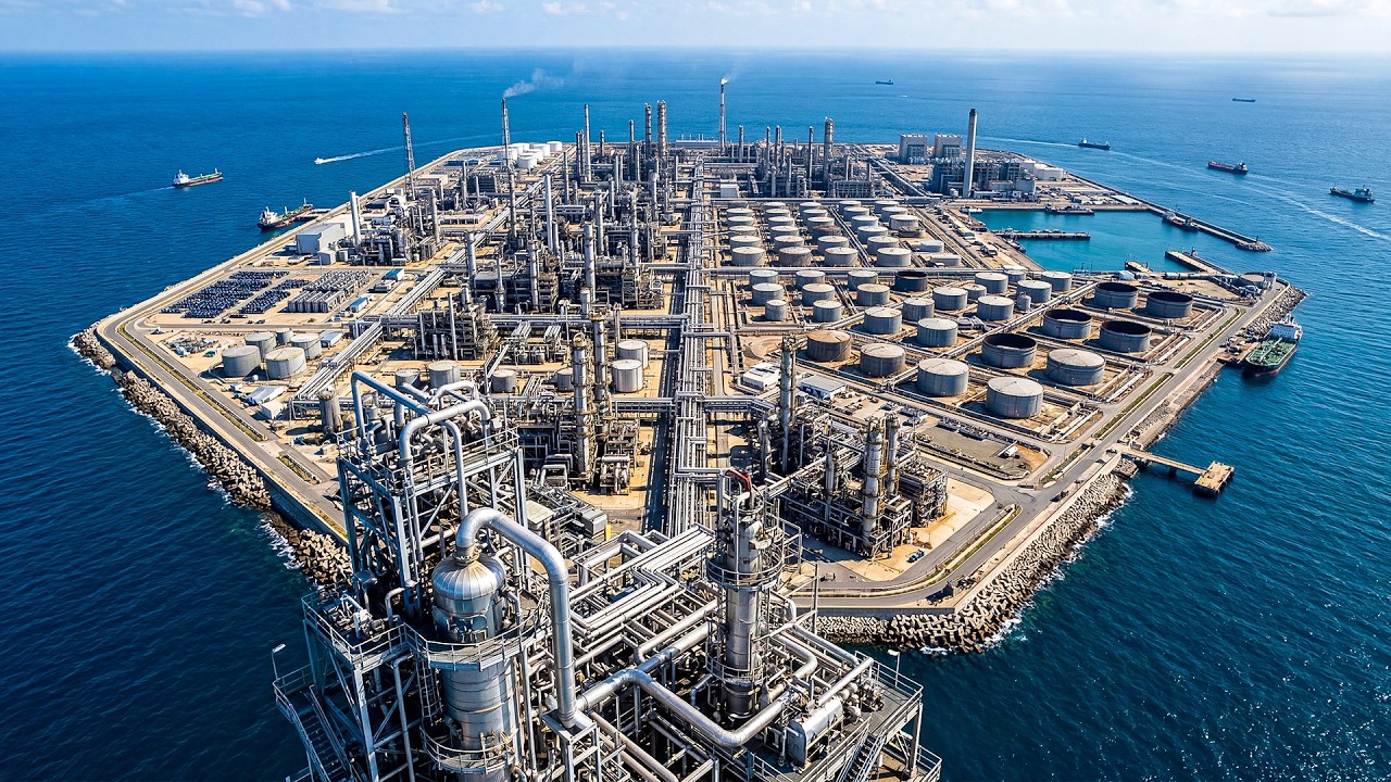 China's Artificial Island Oil Refinery Changes Everything