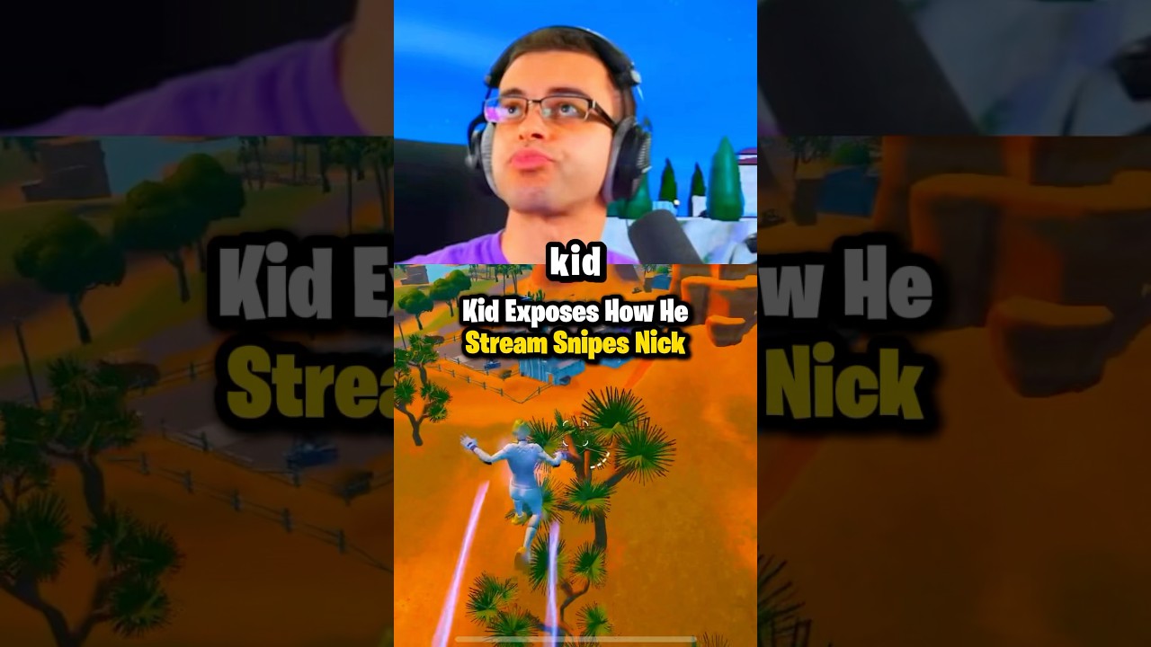 He Exposes All Stream Snipers With This #nickeh30 #fortnite #trending