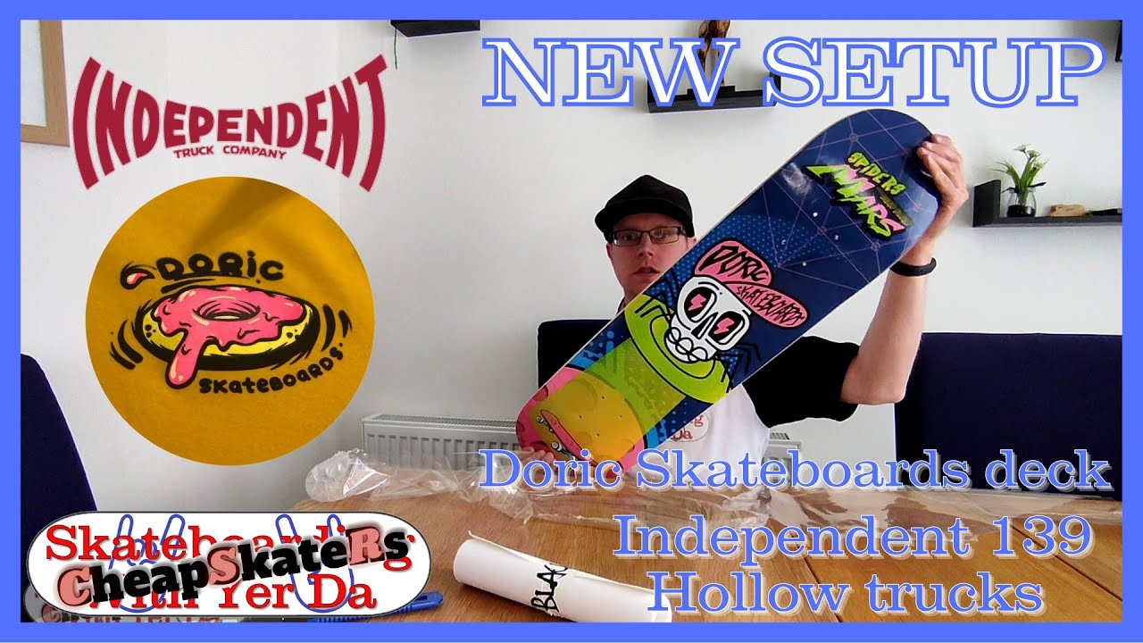 new setup Doric Skateboards deck Indy Hollows | CheapSkateRs #skate