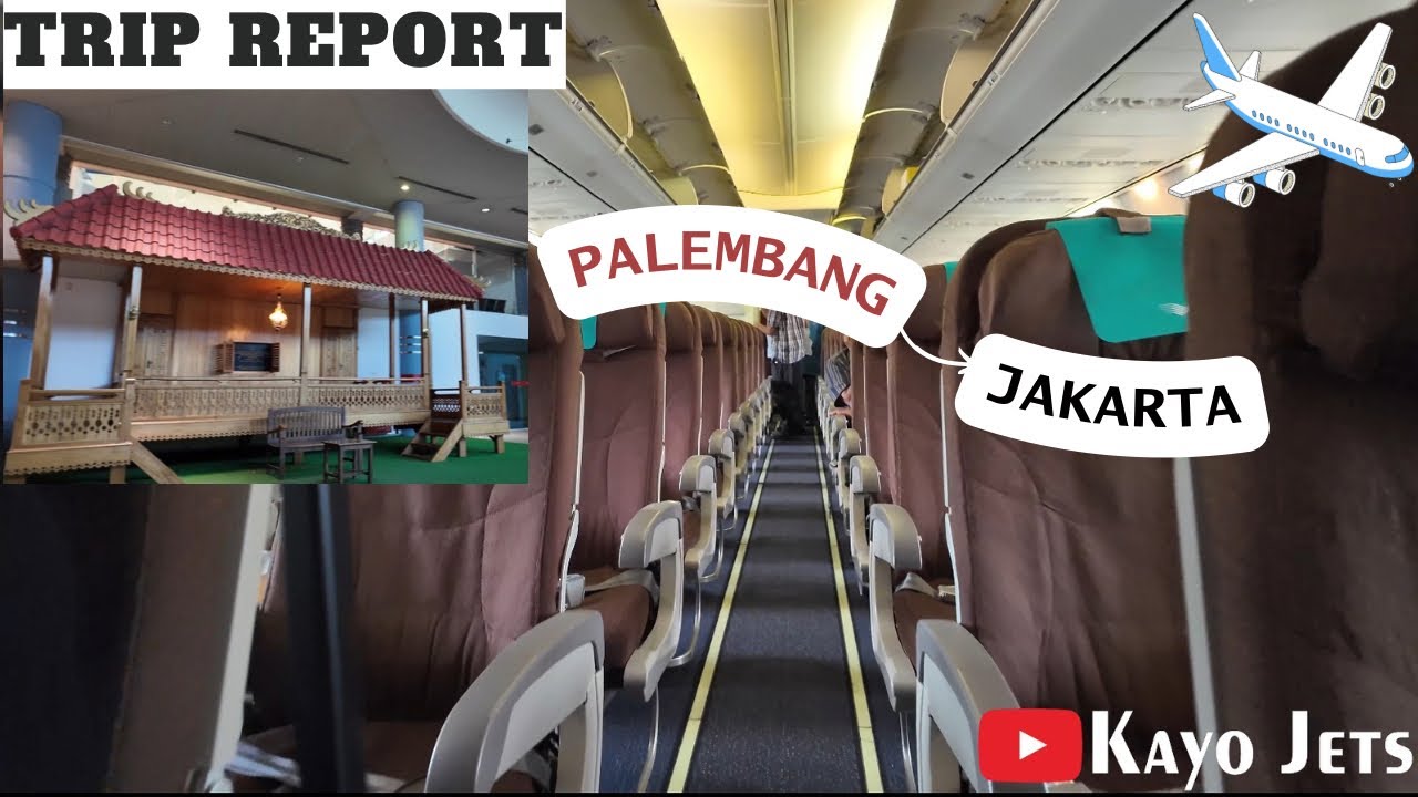 Trip Report | Naik Pesawat Garuda Indonesia B737 dari Palembang ke Jakarta #automobile #garuda