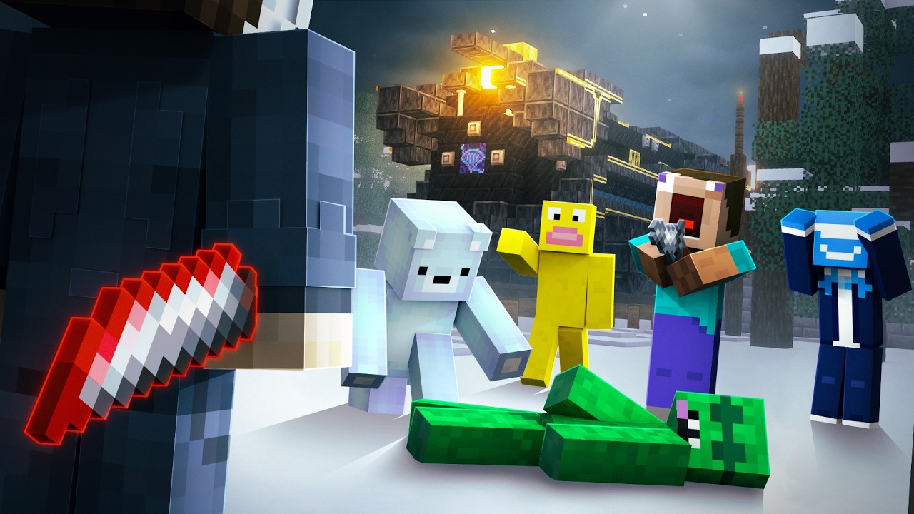 We Played The TRAIN MURDER MYSTERY Social Game In Minecraft...