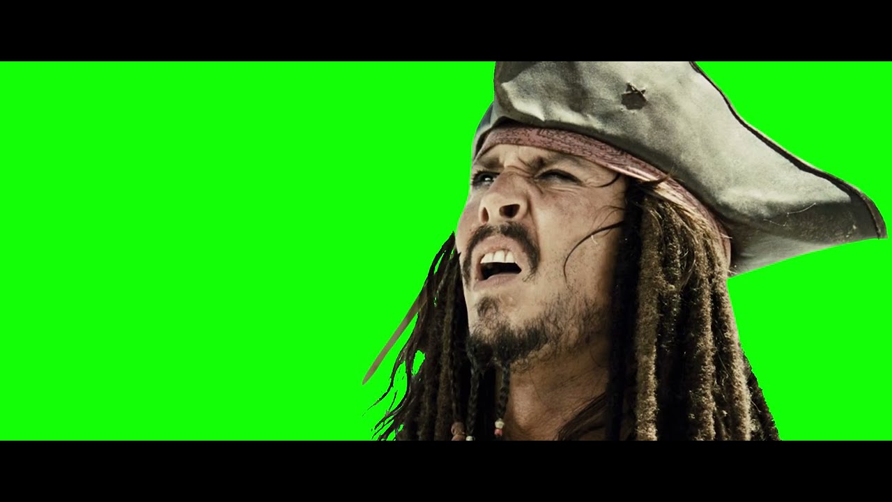 Captain Jack Sparrow Green Screen compilation
