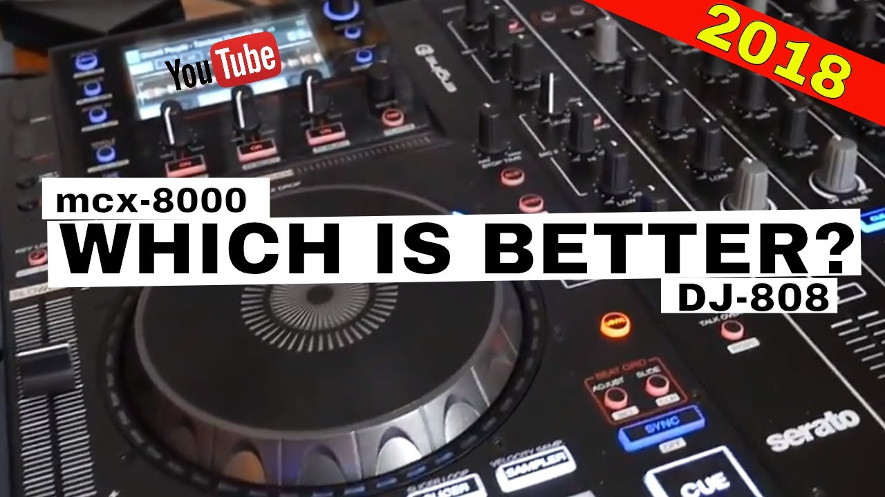 The Roland DJ 808 -vs- The Denon MCX8000