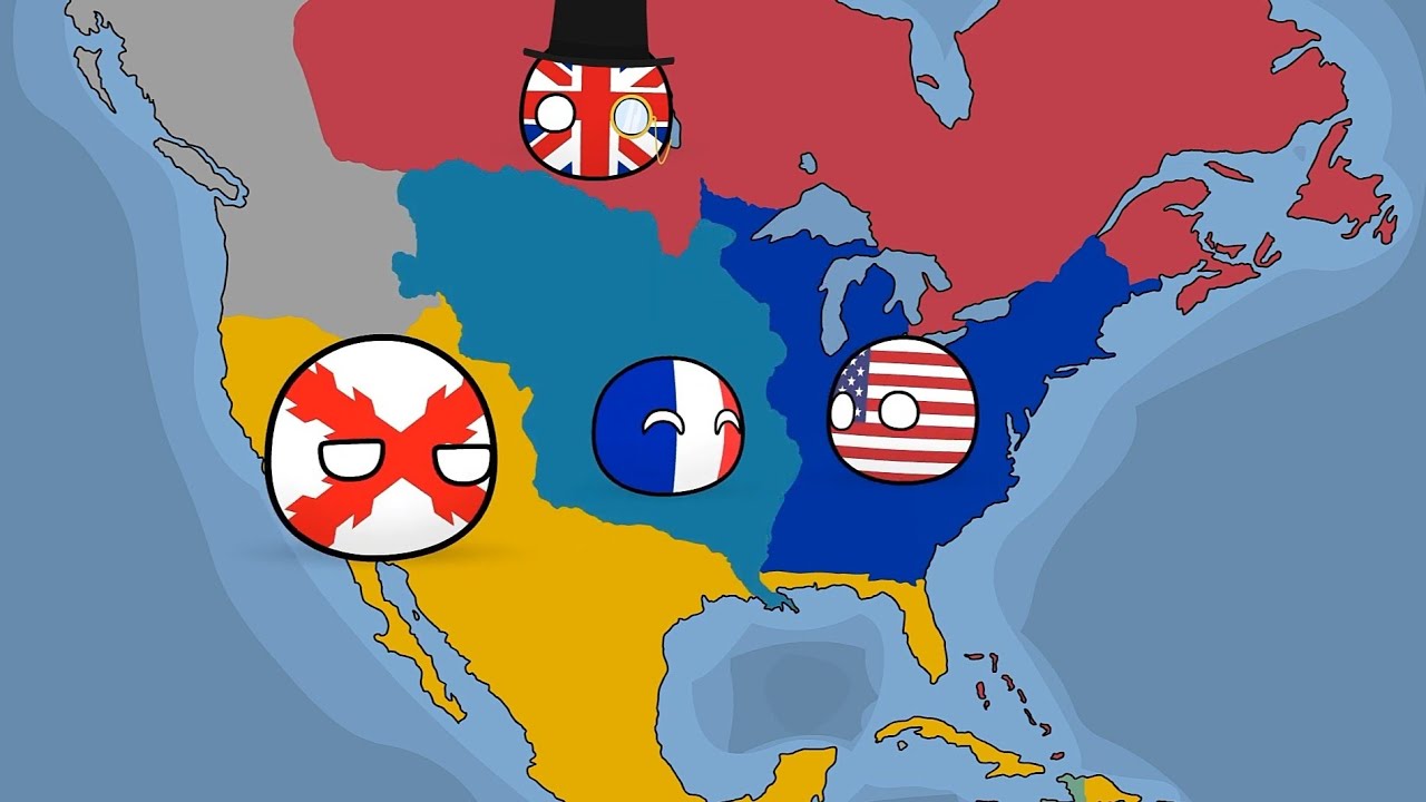History of USA - Countryballs