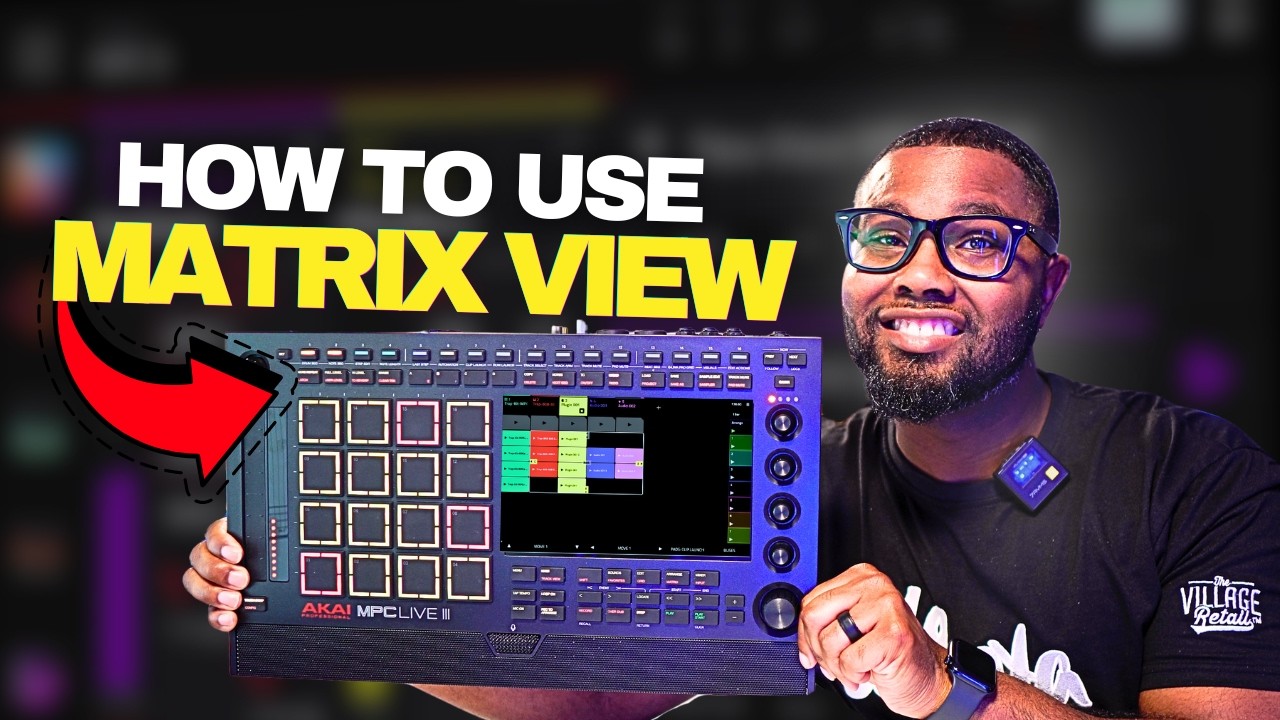 MPC Live III Matrix View (Launching Clips)