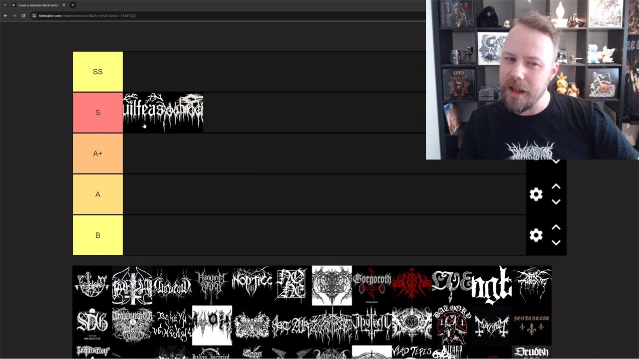 Ranking Black Metal Bands In A Tier List
