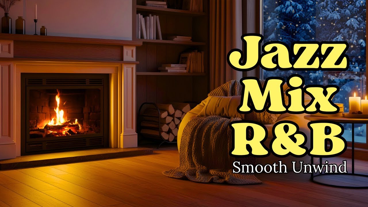 ☕ Warm Winter Jazz Soul R&B 🎄 Relaxing Background Music for Study, Work & New Year Motivation