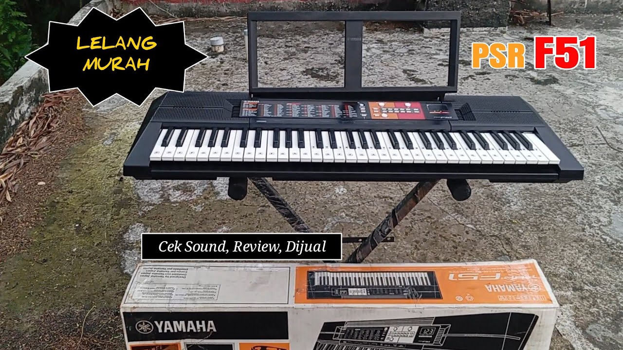 YAMAHA PSR-F51 | Cek Sound | Review | SOLD