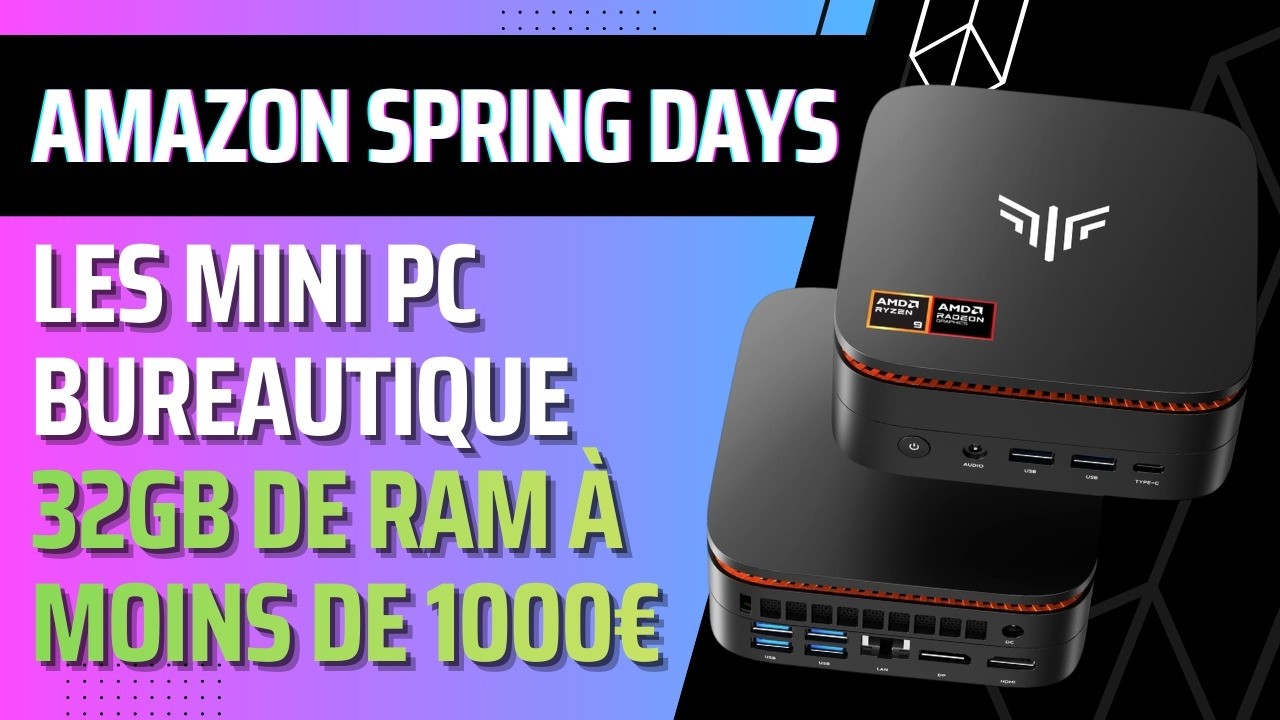 Amazon Les Ventes Flash de Printemps les meilleurs Mini PC bureautique, multimedia & gaming