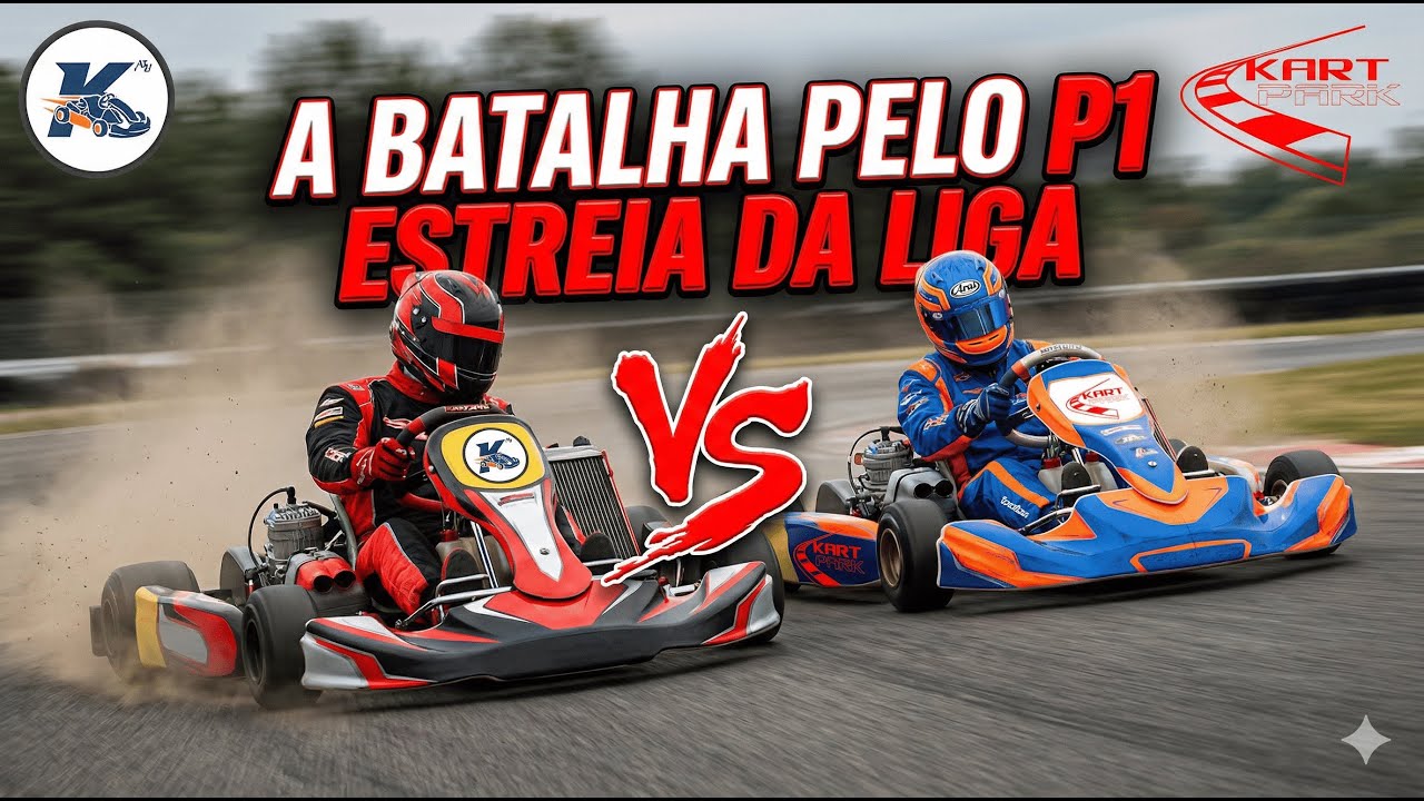A BATALHA PELO P1! Largada Insana na Estreia da Liga Kartplan 🏁🔥