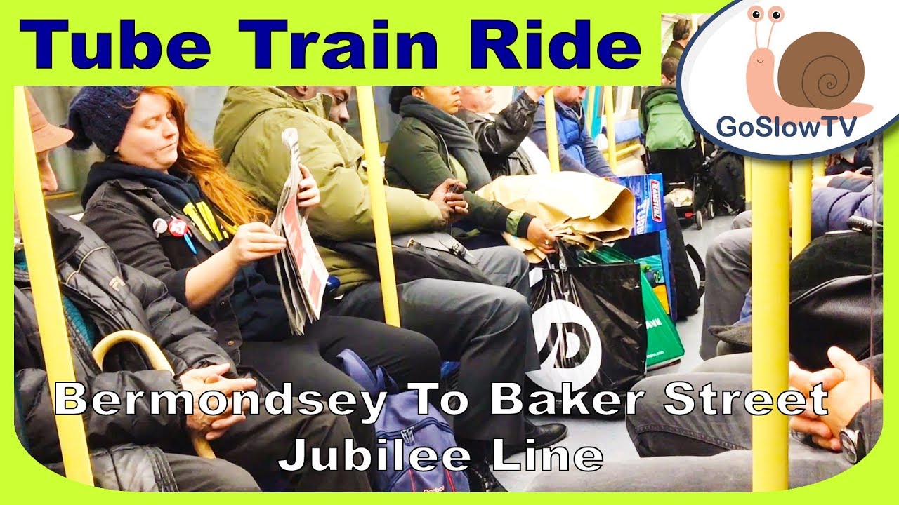 London Underground Tube Ride | Bermondsey / Baker Street to Jubilee Line | Slow TV Episode 55 (2018)