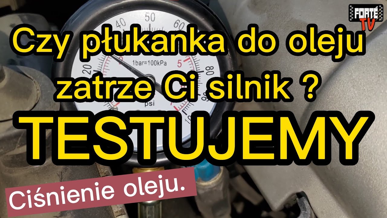 Czy płukanka do oleju zatrze Ci silnik ?  Sprawdzamy ciśnienie oleju. #rommie #rodzinaforte