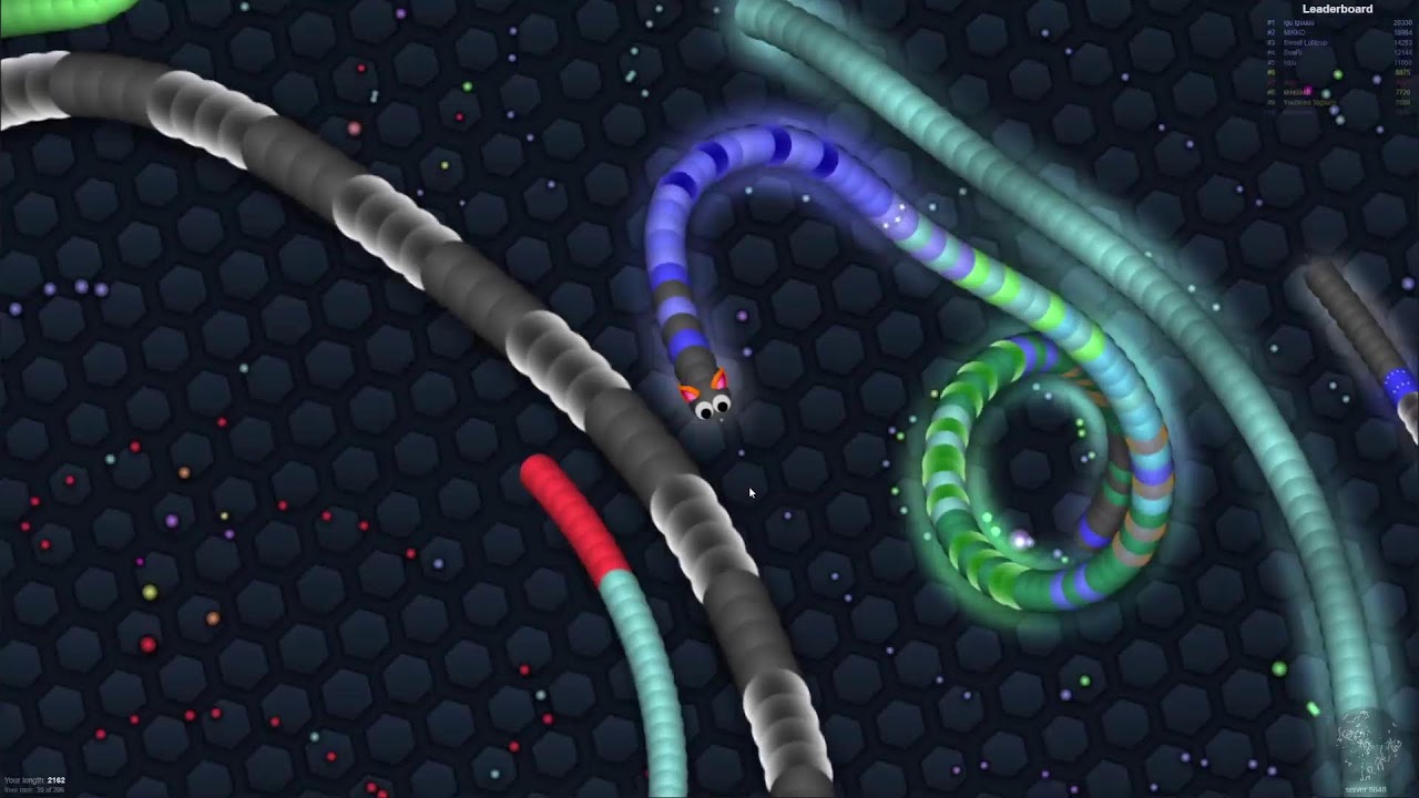 [slither.io] ONE Live _지렁이키우기 [ NO MOD -ENJOY]