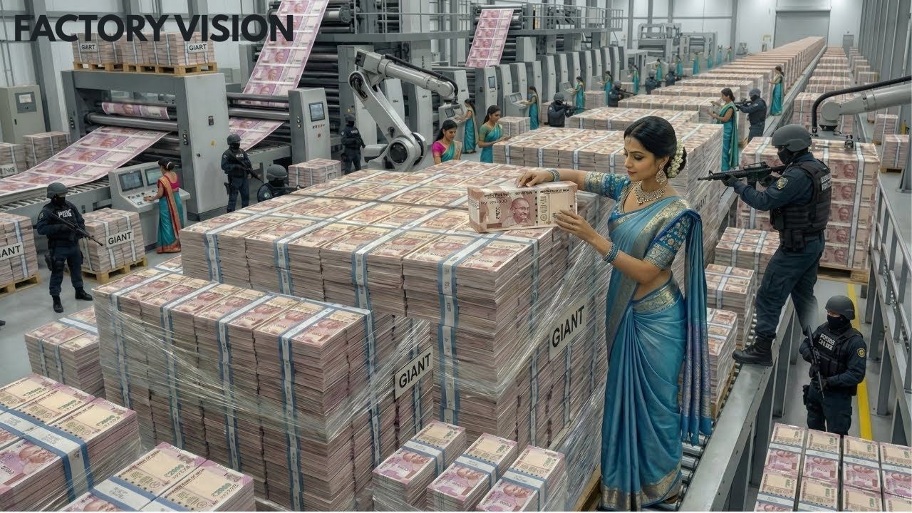 Inside the Indian Money  Factory: How India Produces Its National Currency (Full Process)