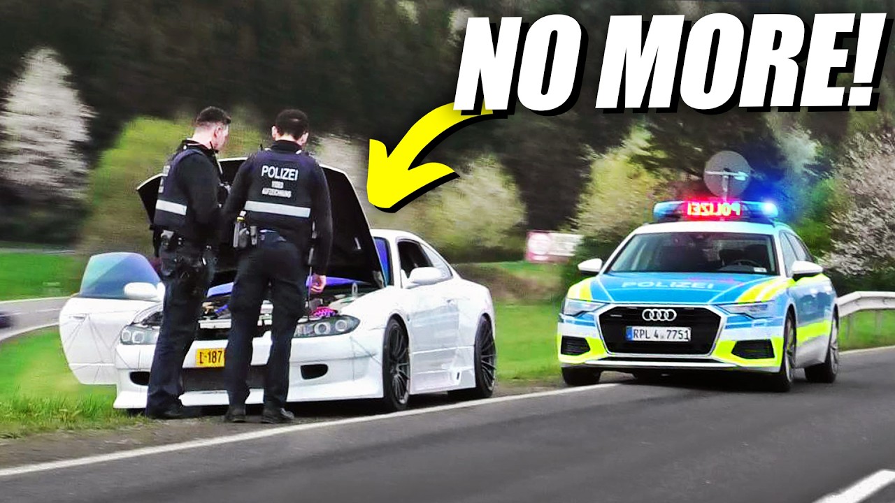 Heavy Rain & SAVAGE Police Bring N&uuml;rburgring to a STANDSTILL!