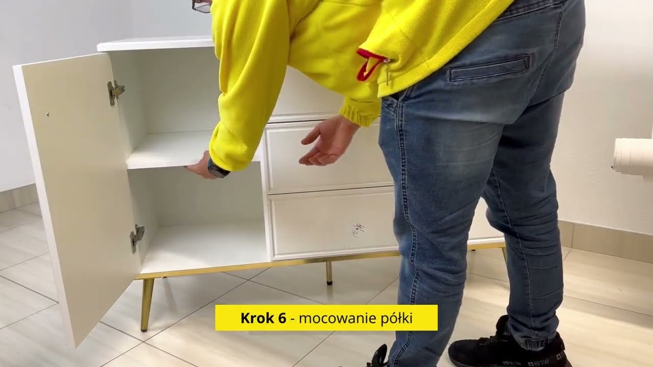 Montaż komody Goldin krok po kroku- videoporadnik