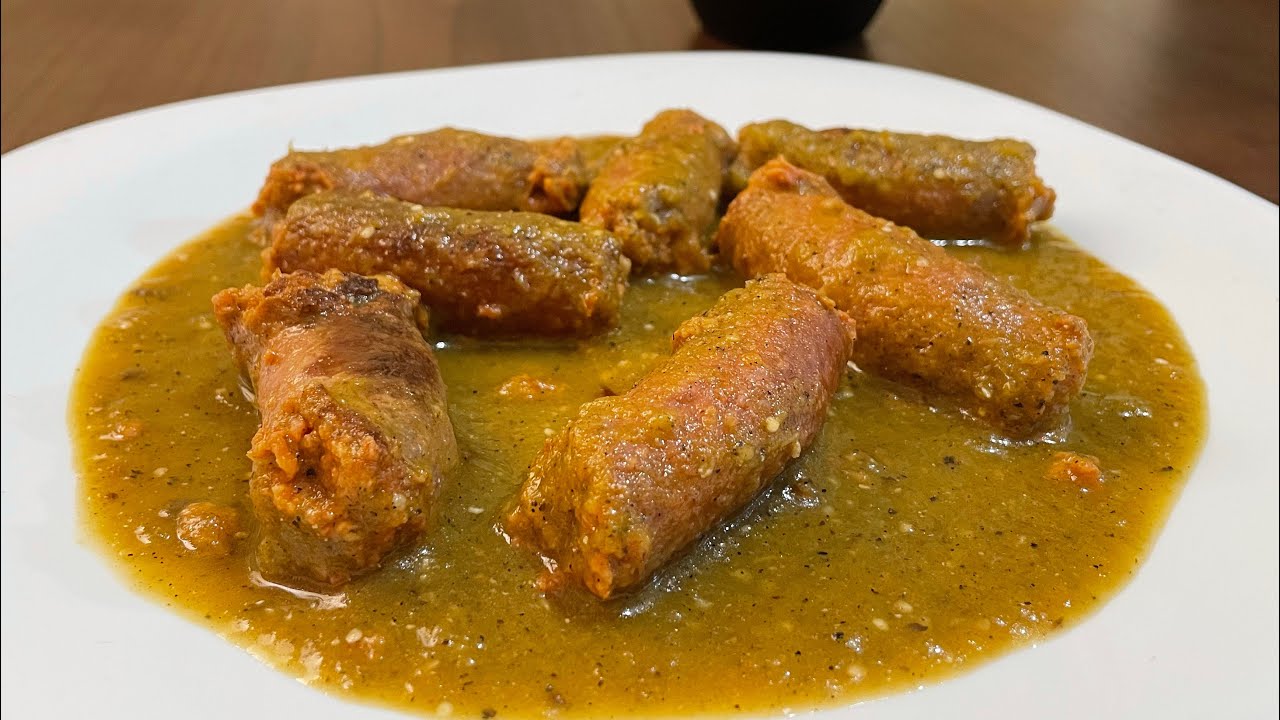 Longaniza en salsa de tomate/ COMIDA MUY ECONÓMICA Y RENDIDORA ✅ (Te chuparás los dedos)