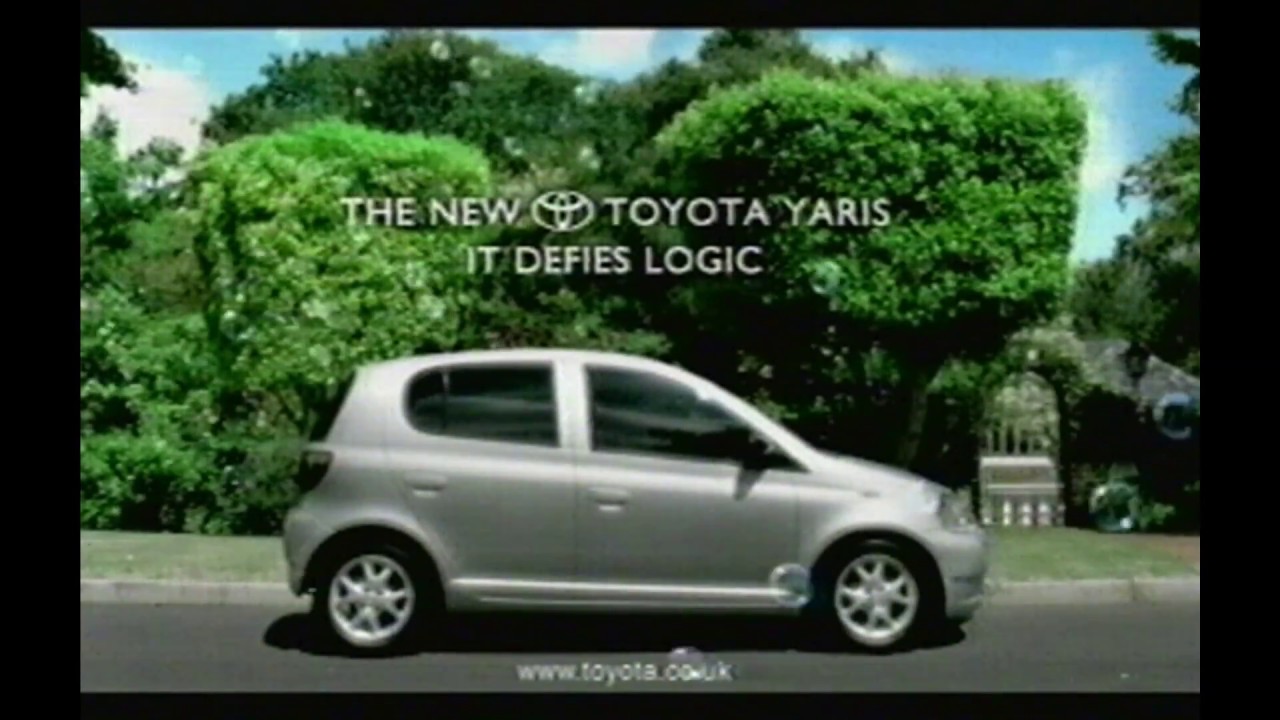 Рекламный ролик нового автомобиля Toyota Yaris 1999 года
