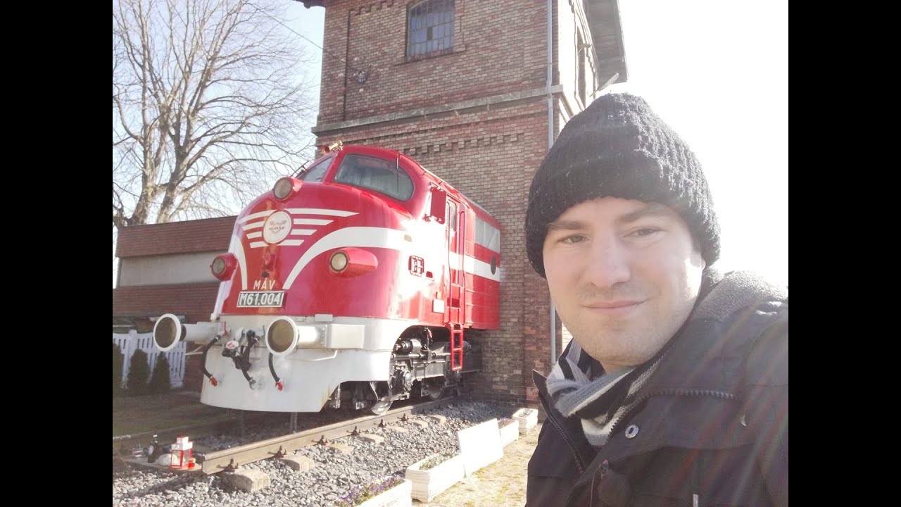 A visit to Tapolca Railway Station in Western Hungary.