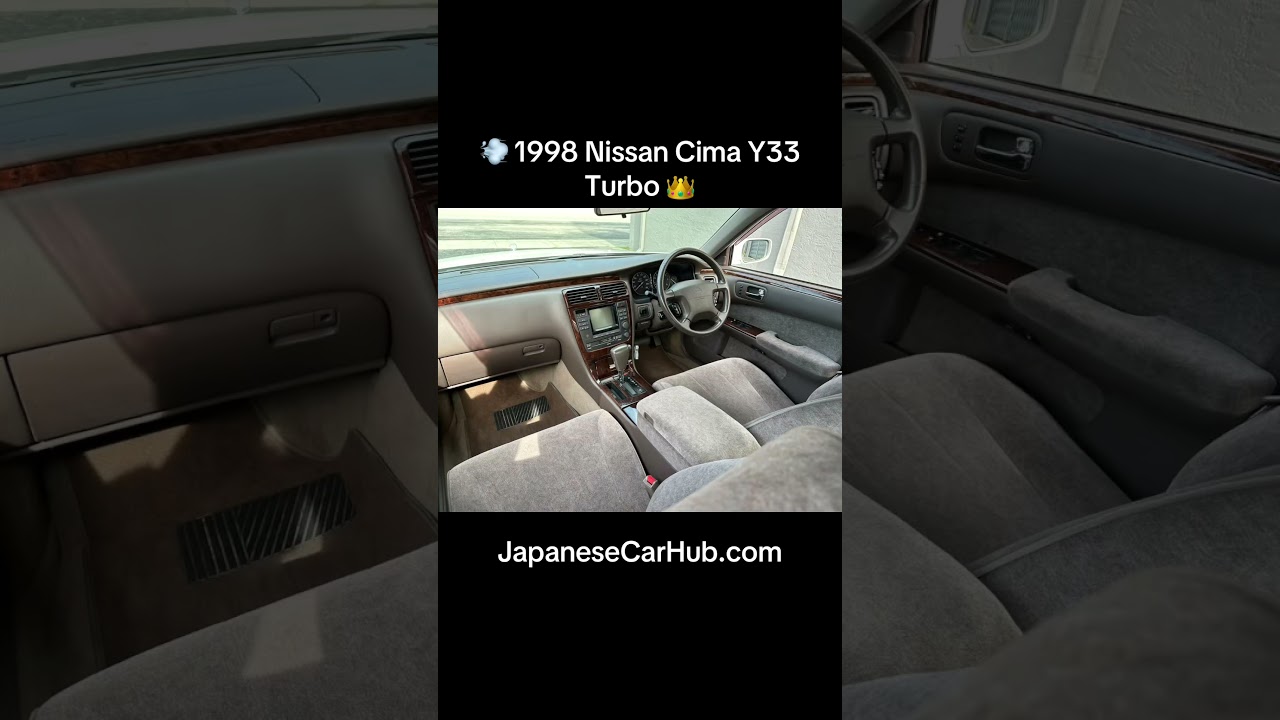 JDM 1998 Nissan Cima Y33 Turbo 👑 Luxury Meets Boost 🎌 The VIP Sleeper You Didn&rsquo;t See Coming