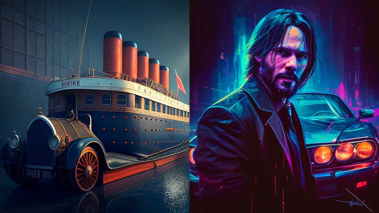 When Movies were Cars AI-Generated | Movies as Cars | midjourney | Prompt  Design