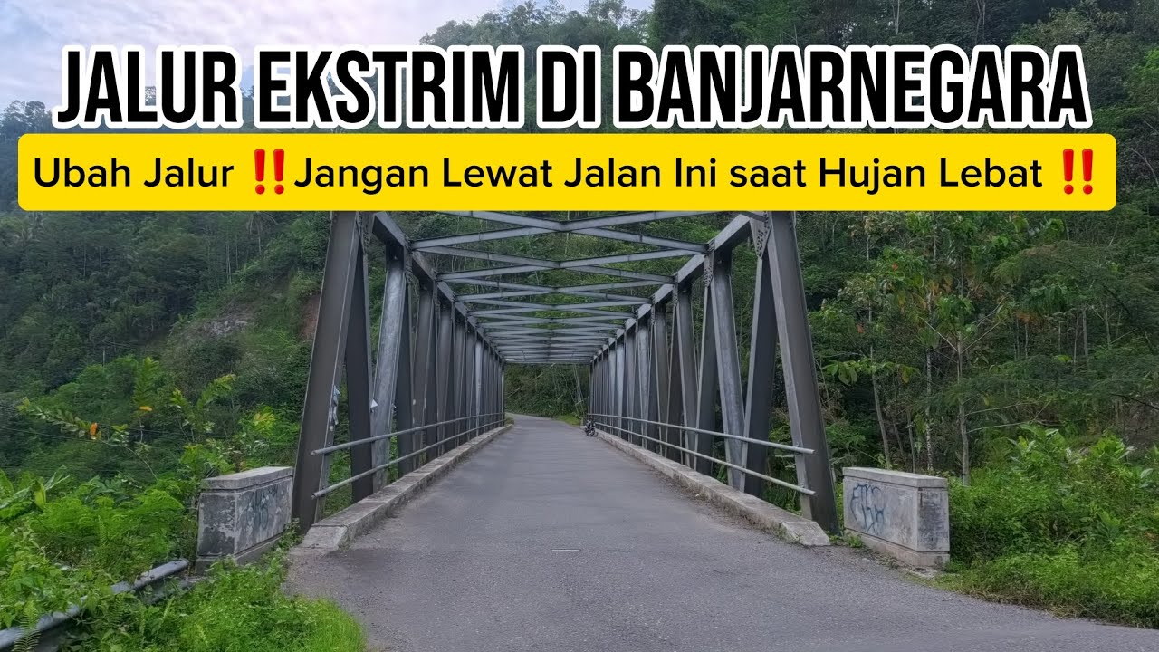 MENYUSURI JALAN PLIPIRAN. JALUR EKSTRIM DI BANJARNEGARA. JANGAN LEWAT JALAN INI SAAT HUJAN LEBAT ‼️