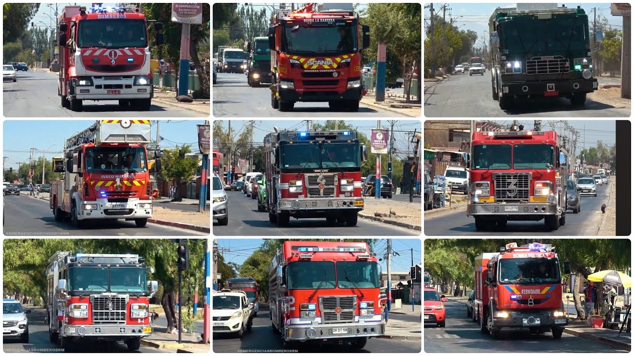 BOMBEROS RUMBO A ALRMA DE INCENDIO GENERAL SAN BERNARDO 05--12-2025