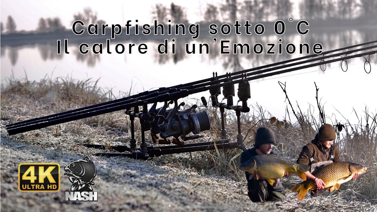 Carpfishing sotto 0°C 4k/HD - Il Calore di un'Emozione