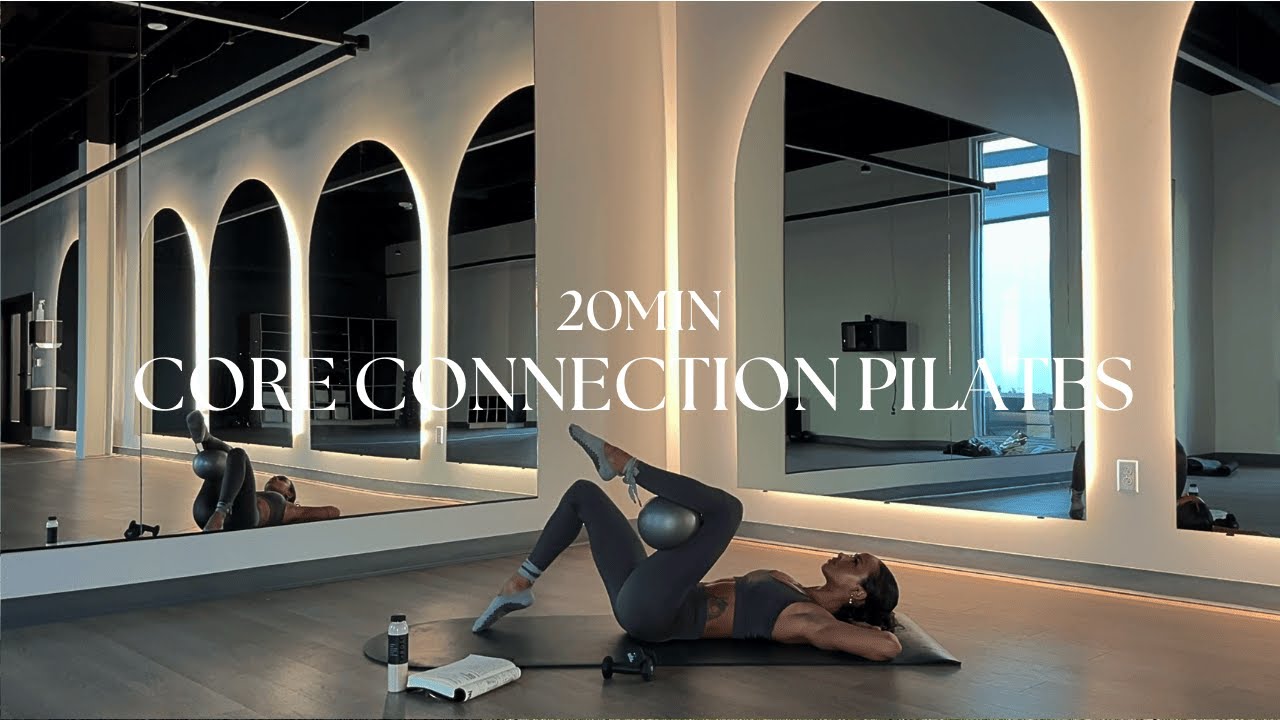 20MIN CORE SCULPT // Mini-Ball Mat Pilates // Luteal Phase Friendly //