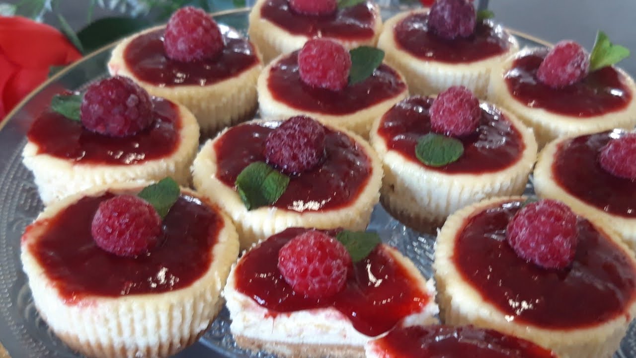 🤩mini tartelette aux fromages(cheese cake)/ميني شيز كايك ولا اروع😋/easy mini cheesecakes