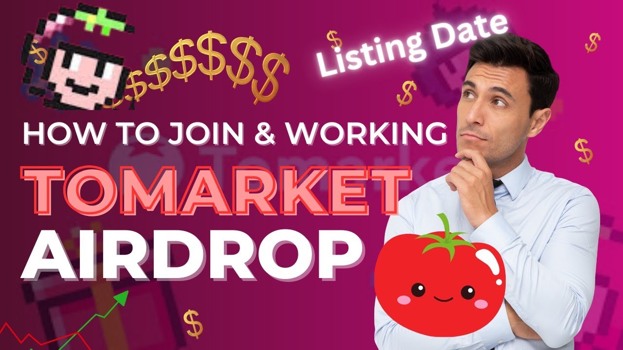 How to join and work ToMarket crypto airdrop - ToMarket Listing Date 🌹📅