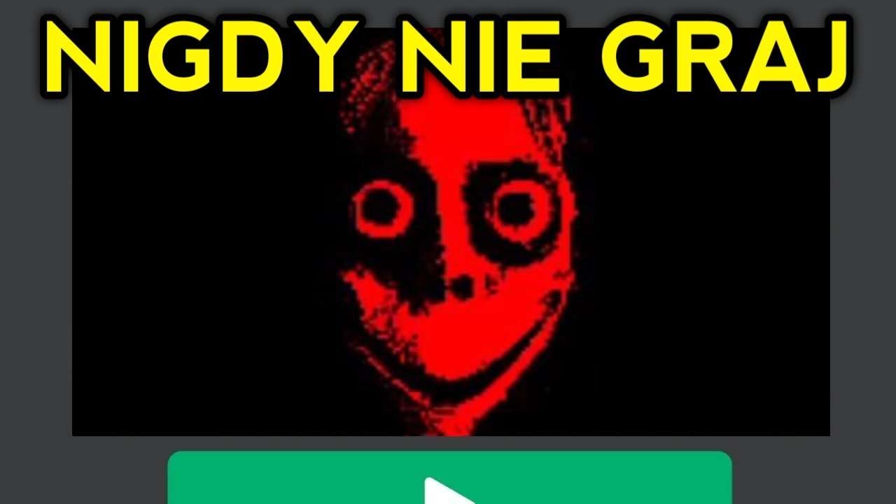 NIGDY NIE GRAJ W TE GRY w ROBLOX...