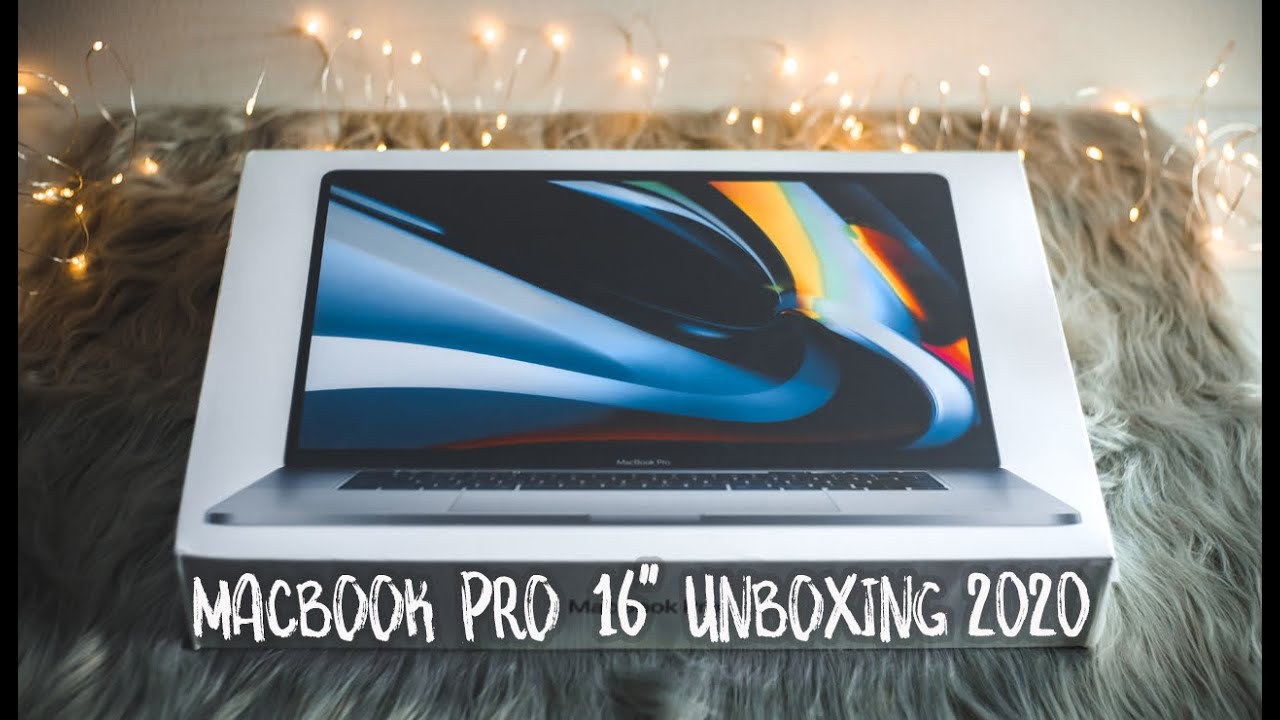MACBOOK PRO 16-INCH UNBOXING