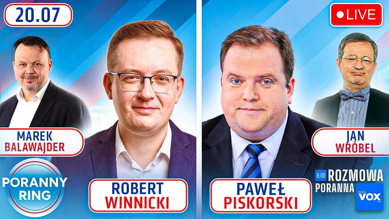 🔴 PORANNY RING 7:30 - ROBERT WINNICKI, PAWEŁ PISKORSKI