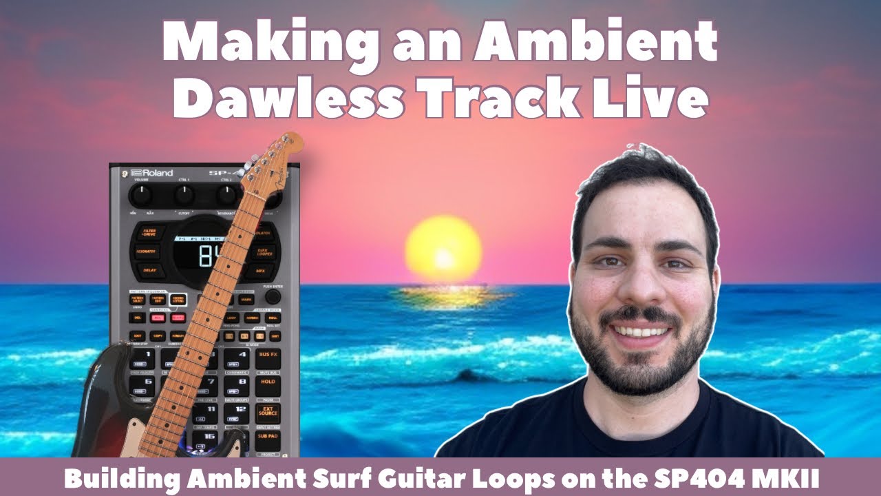 Making an Ambient Guitar Track on the SP404 MKII//Building Loops, Sound Design and Performance
