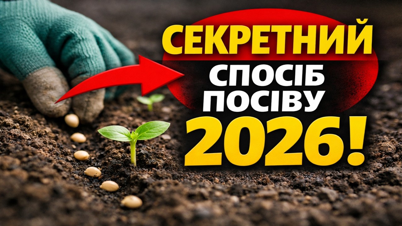 Агрономи про це МОВЧАЛИ! Секретний спосіб посіву для міцної та товстої розсади у 2026 році!