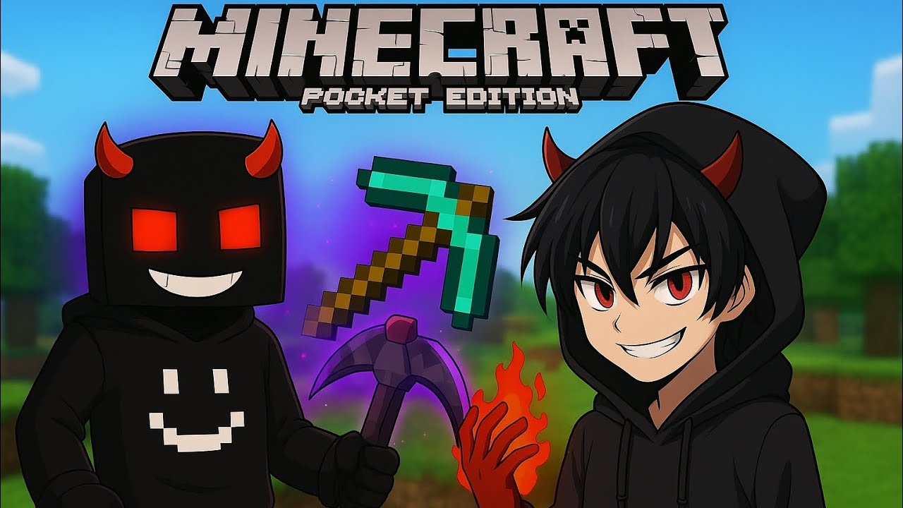 Minecraft PE But, I Can Craft Enchanted TOOLS...