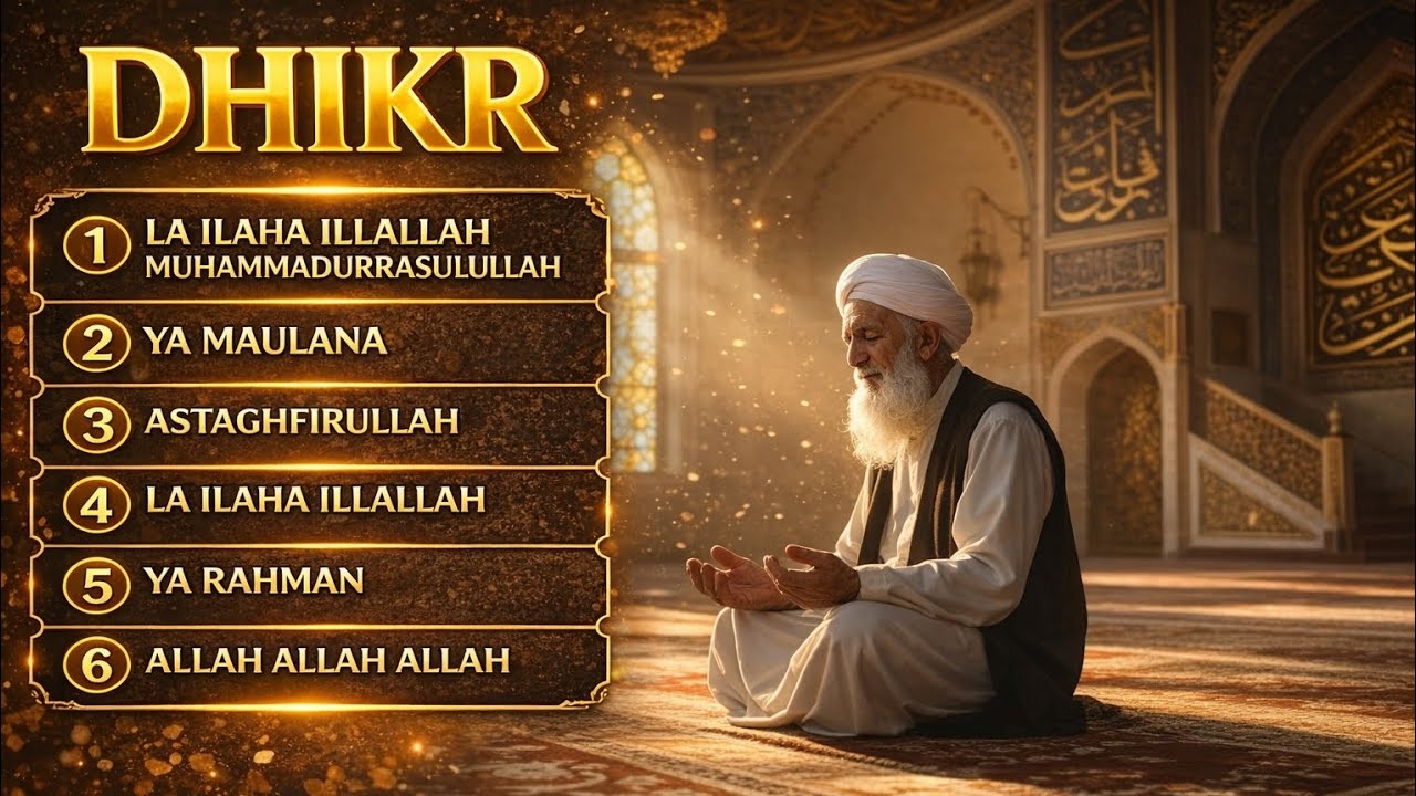 Most Powerful Islamic Dhikr Playlist | Peace, Healing & Spiritual Calm