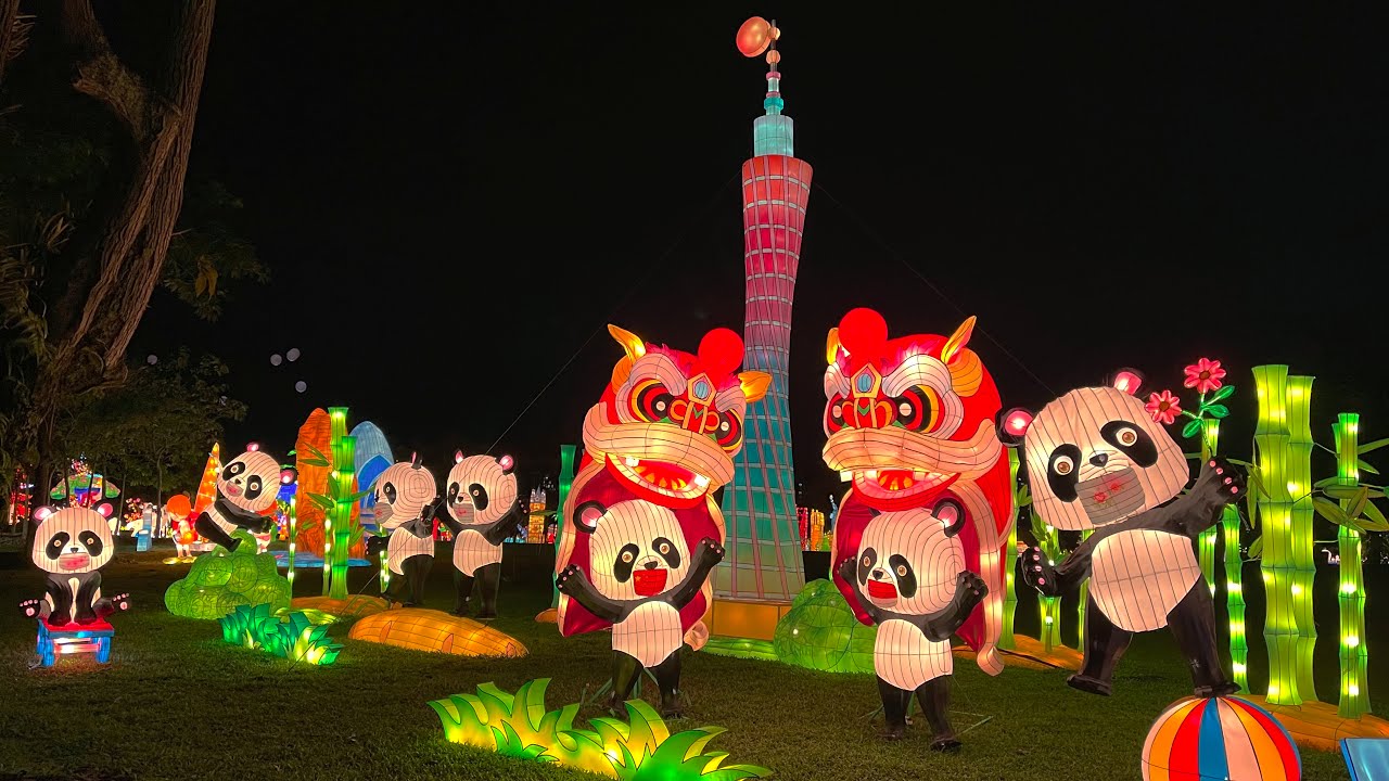 Festival of Lights 2020 at Jurong Lake Gardens, Singapore