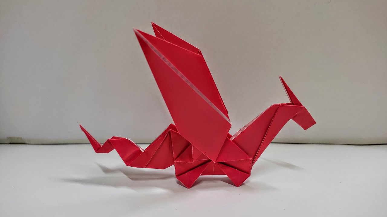 Origami Dragon Tutorial | How To Make A Paper Origami Dragon Easy