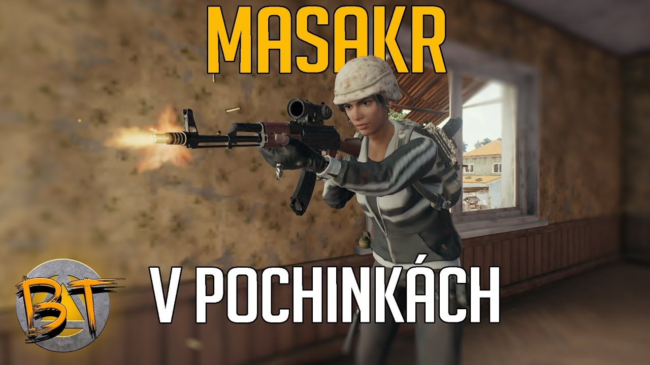 PlayerUknown's Battlegrounds CZ/SK Masakr v pochinkách 1080P/60FPS PUBG Gameplay/Highlights