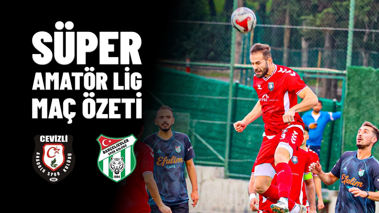TFF İstanbul Süper Amatör Lig Maç Özeti Cevizli Anadolu - Bahçelievler