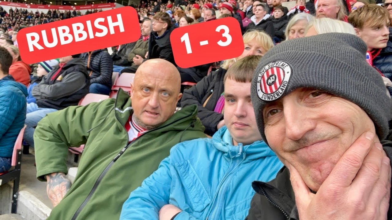 SUNDERLAND 1-3 FULHAM | RUBBISH PERFORMANCE RUBBISH REFEREE 